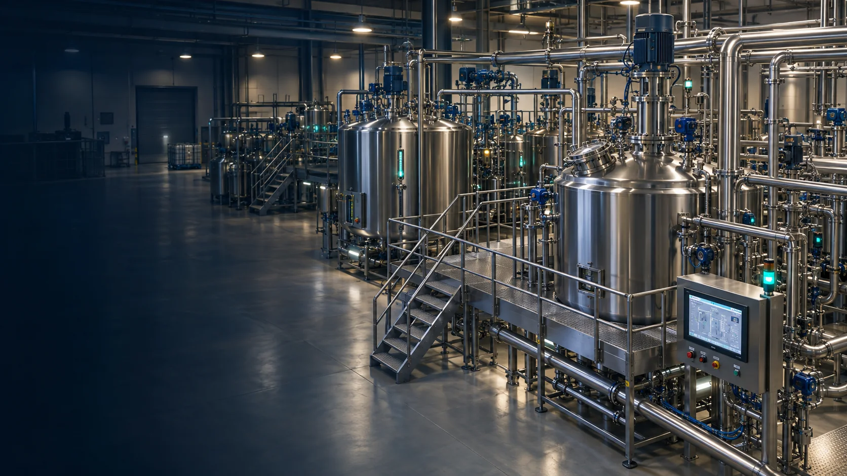 Conceptual illustration of batch and process automation