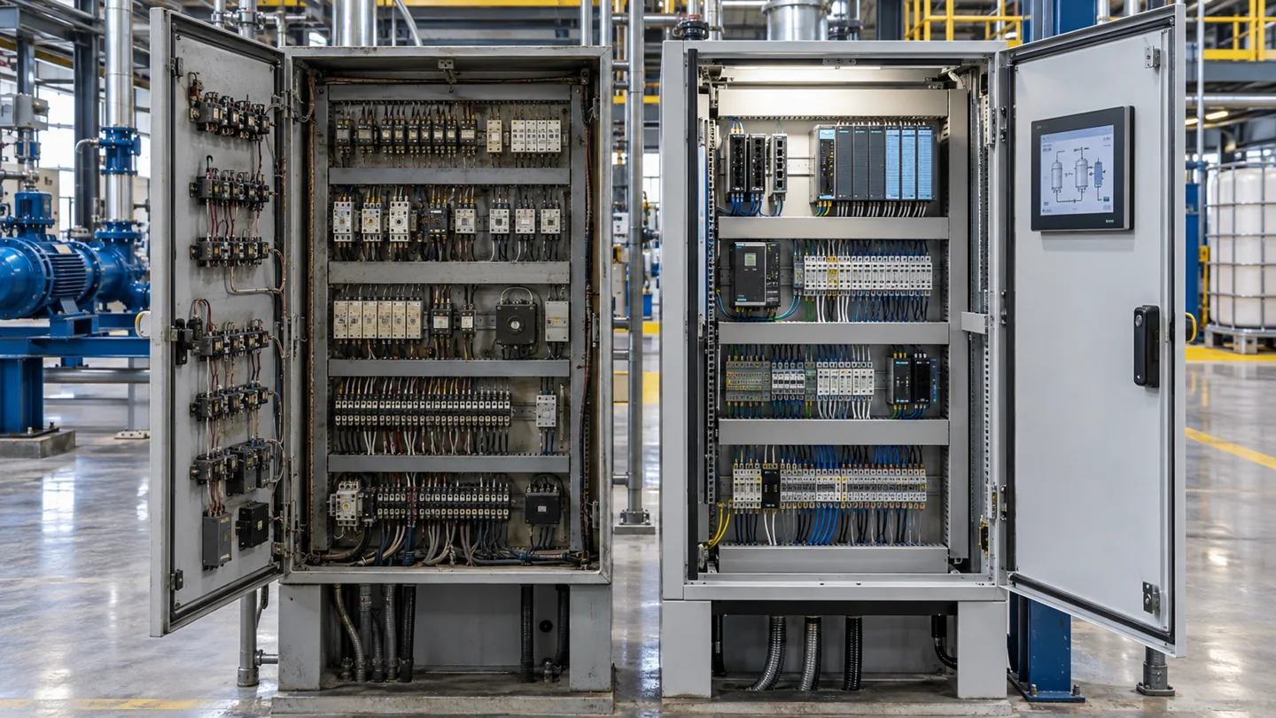 Legacy and modern control systems in one industrial environment